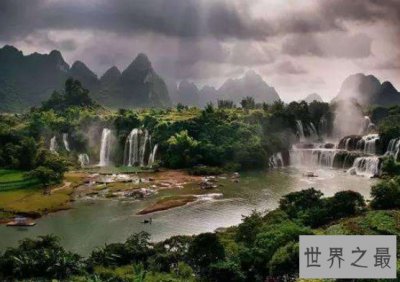 ​亚洲最大的跨国瀑布，《花千骨》取景地